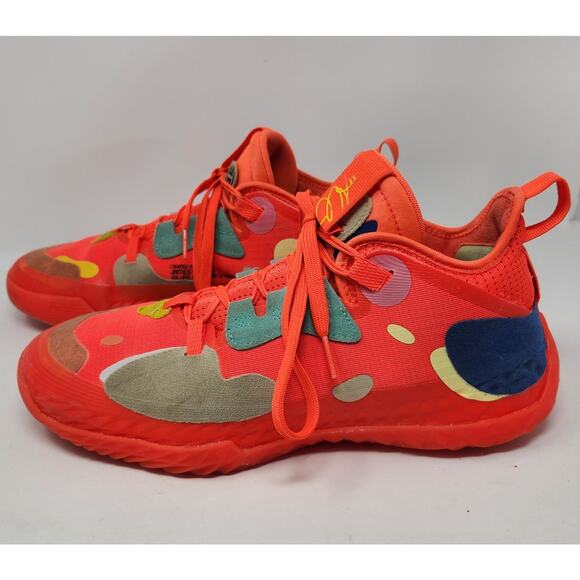 Adidas Harden Vol. 5 Futurenatural Basketball Sneakers Solar Red Mens 8.5 main image 5